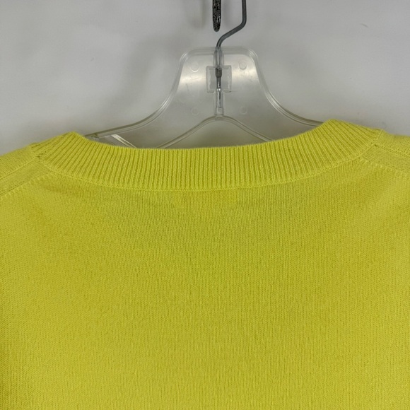 J.Crew 100% Cashmere Crewneck Sweater Yellow XS Good Cashmere Standard - Picture 13 of 13